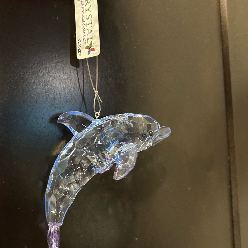 Crystal Dolphin Ornament